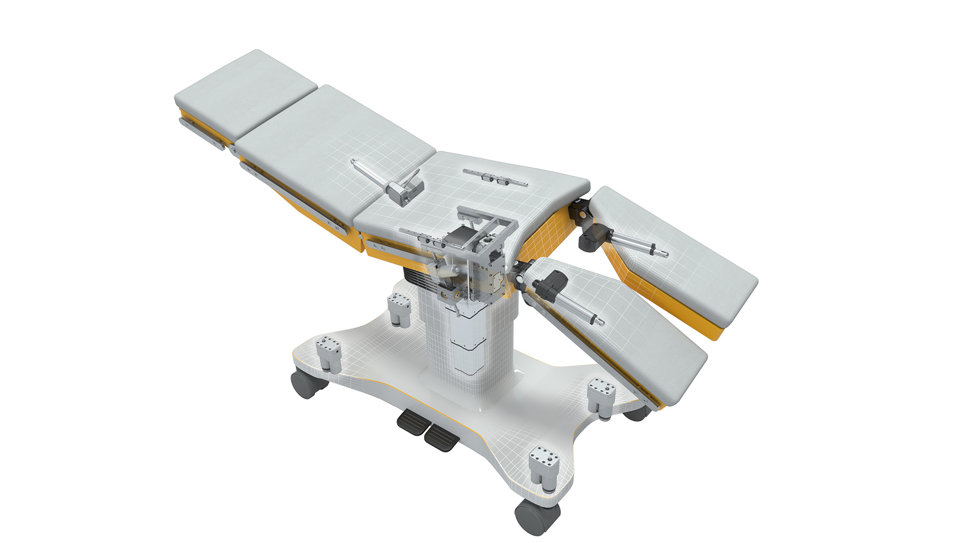 linear actuator for surgical table