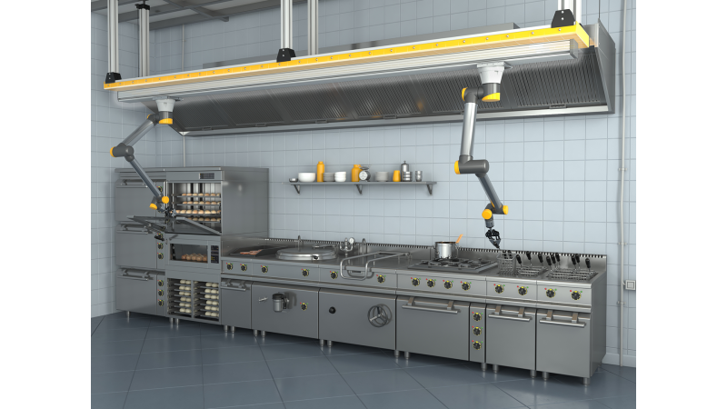 Automated professional kitchens